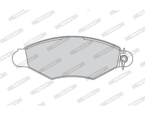 Brake Pad Set, disc brake PREMIER ECO FRICTION FDB1135 Ferodo, Image 3