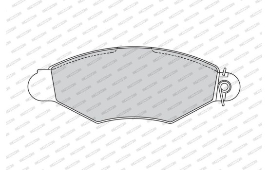 Brake Pad Set, disc brake PREMIER ECO FRICTION FDB1135 Ferodo, Image 3