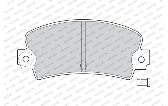Brake Pad Set, disc brake PREMIER ECO FRICTION FDB114 Ferodo, Image 3