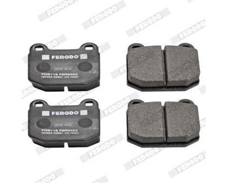 Brake Pad Set, disc brake PREMIER ECO FRICTION FDB116 Ferodo, Image 2