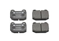 Brake Pad Set, disc brake PREMIER ECO FRICTION FDB116 Ferodo