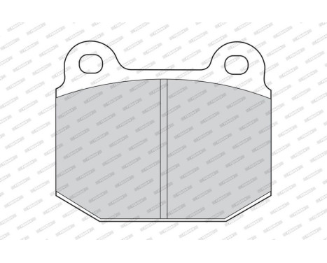 Brake Pad Set, disc brake PREMIER ECO FRICTION FDB116 Ferodo, Image 2