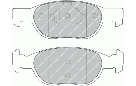 Brake Pad Set, disc brake PREMIER ECO FRICTION FDB1160 Ferodo, Image 2