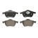 Brake Pad Set, disc brake PREMIER ECO FRICTION FDB1167 Ferodo