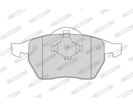 Brake Pad Set, disc brake PREMIER ECO FRICTION FDB1167 Ferodo, Image 4
