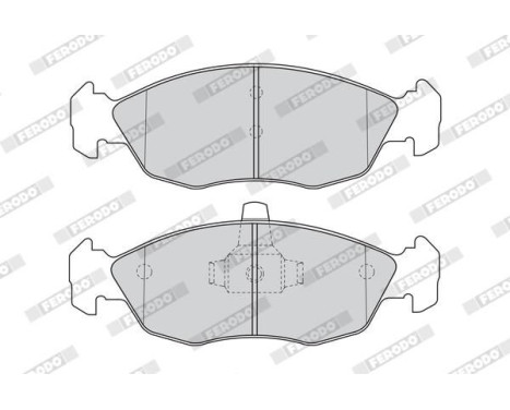 Brake Pad Set, disc brake PREMIER ECO FRICTION FDB1168 Ferodo, Image 3
