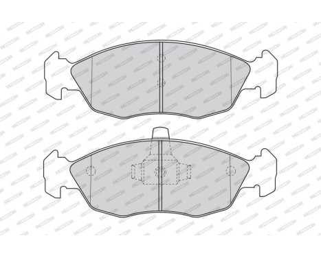 Brake Pad Set, disc brake PREMIER ECO FRICTION FDB1168 Ferodo, Image 3
