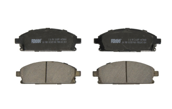Brake Pad Set, disc brake PREMIER ECO FRICTION FDB1263 Ferodo