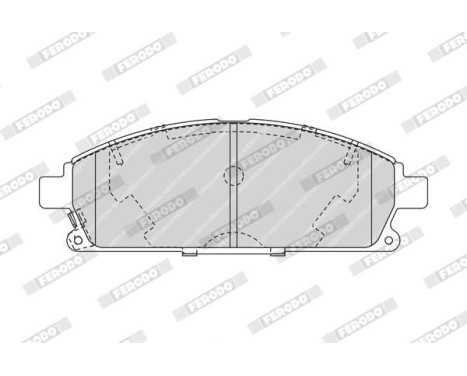 Brake Pad Set, disc brake PREMIER ECO FRICTION FDB1263 Ferodo, Image 4