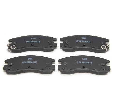 Brake Pad Set, disc brake PREMIER ECO FRICTION FDB1264 Ferodo
