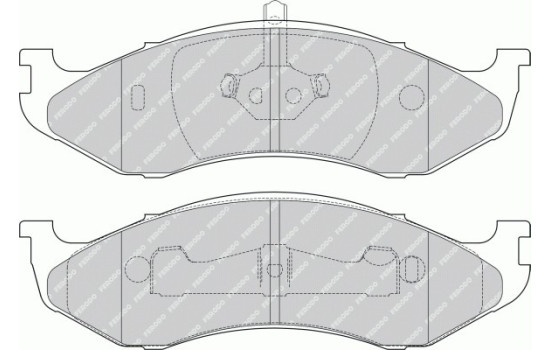 Brake Pad Set, disc brake PREMIER ECO FRICTION FDB1267 Ferodo, Image 2