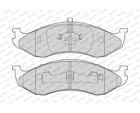 Brake Pad Set, disc brake PREMIER ECO FRICTION FDB1267 Ferodo, Image 4