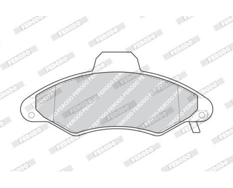 Brake Pad Set, disc brake PREMIER ECO FRICTION FDB1276 Ferodo, Image 3