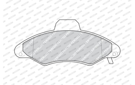 Brake Pad Set, disc brake PREMIER ECO FRICTION FDB1276 Ferodo, Image 3
