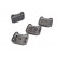 Brake Pad Set, disc brake PREMIER ECO FRICTION FDB1282 Ferodo