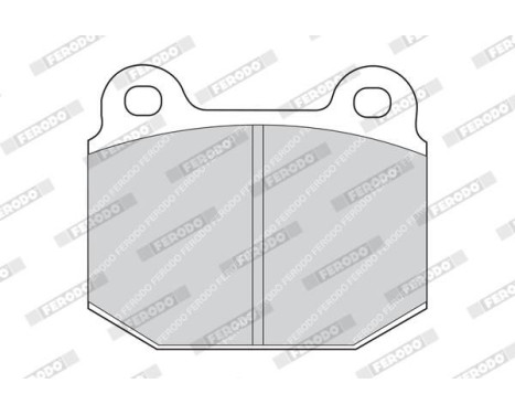 Brake Pad Set, disc brake PREMIER ECO FRICTION FDB1282 Ferodo, Image 2