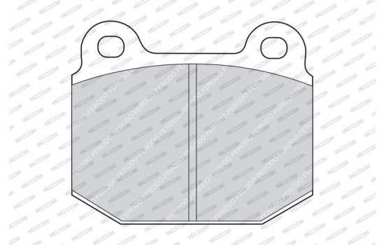 Brake Pad Set, disc brake PREMIER ECO FRICTION FDB1282 Ferodo, Image 3