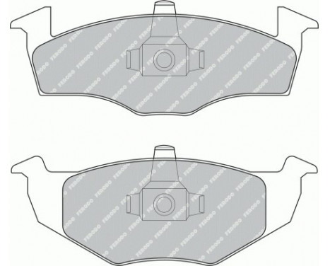 Brake Pad Set, disc brake PREMIER ECO FRICTION FDB1288 Ferodo, Image 2