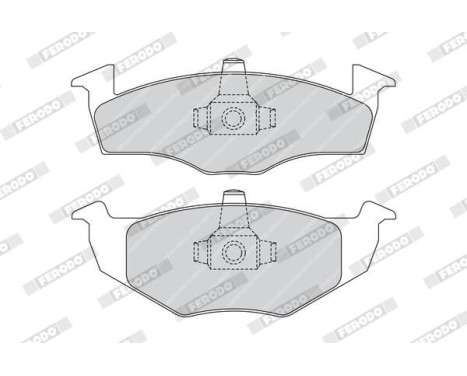 Brake Pad Set, disc brake PREMIER ECO FRICTION FDB1288 Ferodo, Image 4