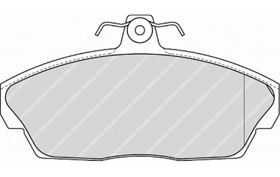 Brake Pad Set, disc brake PREMIER ECO FRICTION FDB1291 Ferodo