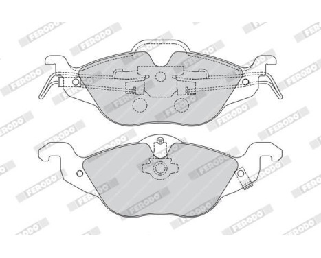 Brake Pad Set, disc brake PREMIER ECO FRICTION FDB1293 Ferodo, Image 4