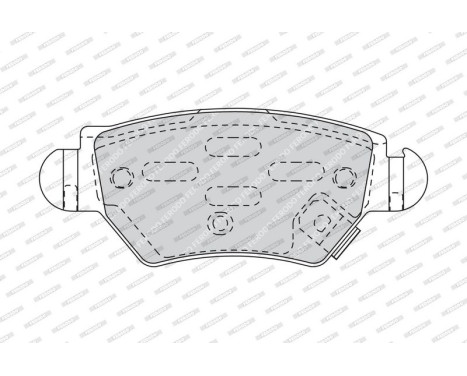 Brake Pad Set, disc brake PREMIER ECO FRICTION FDB1294 Ferodo, Image 3