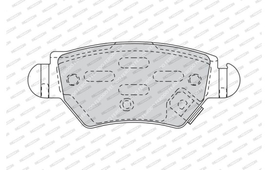 Brake Pad Set, disc brake PREMIER ECO FRICTION FDB1294 Ferodo, Image 3