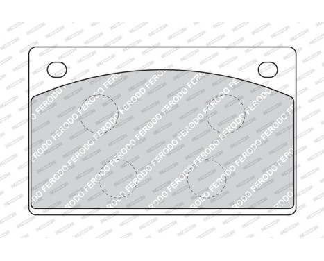 Brake Pad Set, disc brake PREMIER ECO FRICTION FDB1296 Ferodo, Image 3