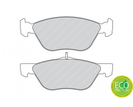 Brake Pad Set, disc brake PREMIER ECO FRICTION FDB1299 Ferodo, Image 2