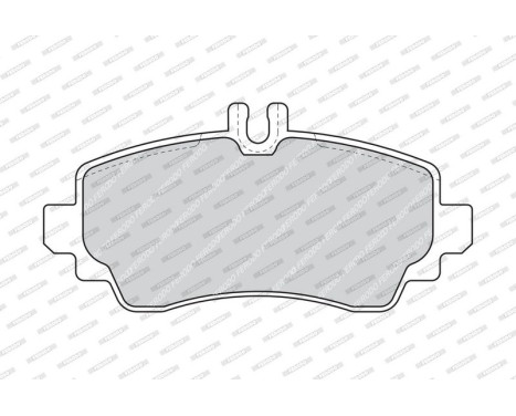 Brake Pad Set, disc brake PREMIER ECO FRICTION FDB1303 Ferodo, Image 4