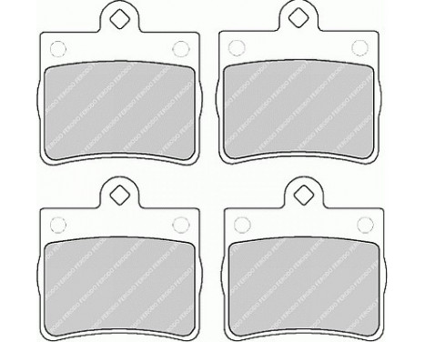 Brake Pad Set, disc brake PREMIER ECO FRICTION FDB1310 Ferodo, Image 2
