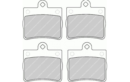 Brake Pad Set, disc brake PREMIER ECO FRICTION FDB1310 Ferodo, Image 2