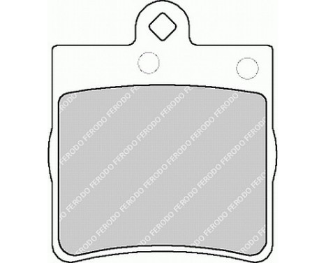 Brake Pad Set, disc brake PREMIER ECO FRICTION FDB1311 Ferodo, Image 2