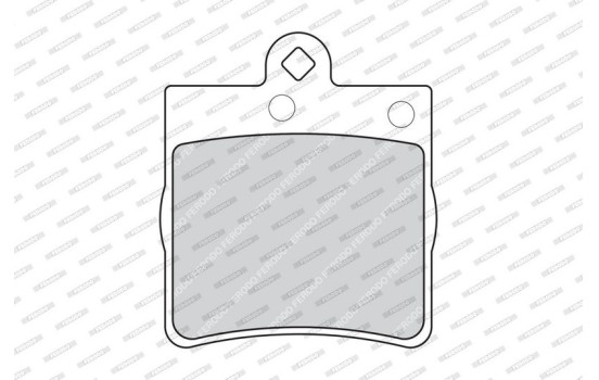 Brake Pad Set, disc brake PREMIER ECO FRICTION FDB1311 Ferodo, Image 4