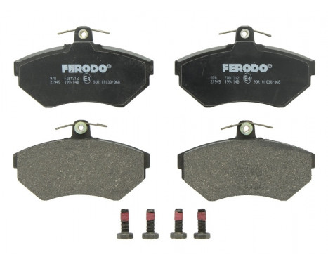 Brake Pad Set, disc brake PREMIER ECO FRICTION FDB1312 Ferodo