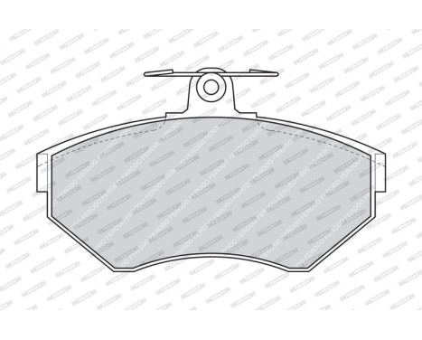 Brake Pad Set, disc brake PREMIER ECO FRICTION FDB1312 Ferodo, Image 4