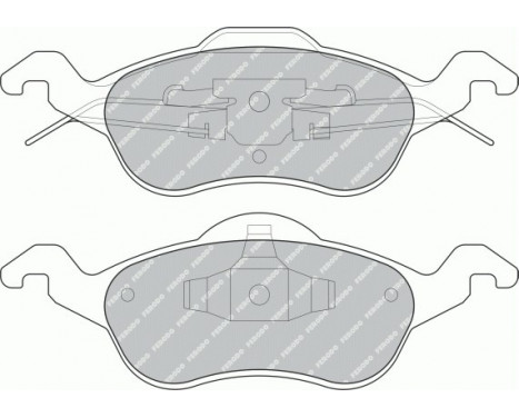 Brake Pad Set, disc brake PREMIER ECO FRICTION FDB1318 Ferodo, Image 2