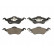 Brake Pad Set, disc brake PREMIER ECO FRICTION FDB1318 Ferodo