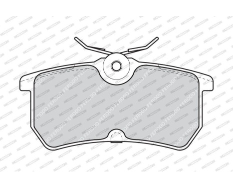 Brake Pad Set, disc brake PREMIER ECO FRICTION FDB1319 Ferodo, Image 4
