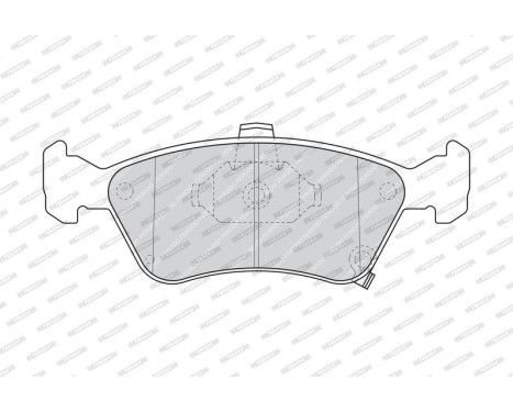 Brake Pad Set, disc brake PREMIER ECO FRICTION FDB1321 Ferodo, Image 4