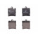 Brake Pad Set, disc brake PREMIER ECO FRICTION FDB1322 Ferodo