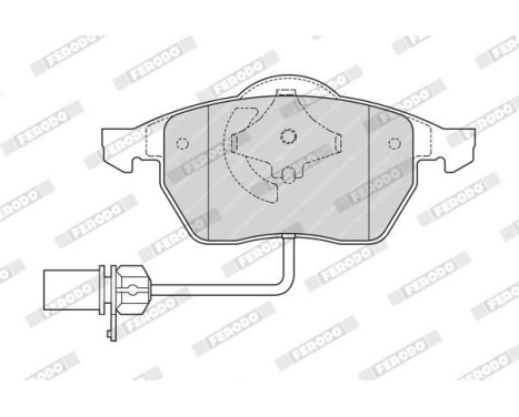 Brake Pad Set, disc brake PREMIER ECO FRICTION FDB1323 Ferodo, Image 4