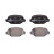 Brake Pad Set, disc brake PREMIER ECO FRICTION FDB1324 Ferodo