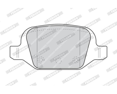 Brake Pad Set, disc brake PREMIER ECO FRICTION FDB1324 Ferodo, Image 3