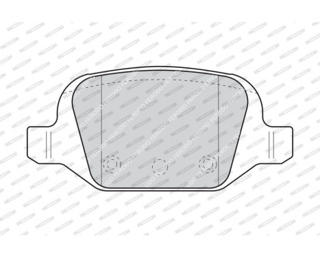 Brake Pad Set, disc brake PREMIER ECO FRICTION FDB1324 Ferodo, Image 3