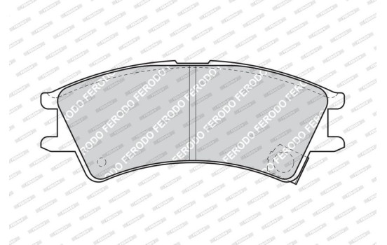 Brake Pad Set, disc brake PREMIER ECO FRICTION FDB1326 Ferodo, Image 4