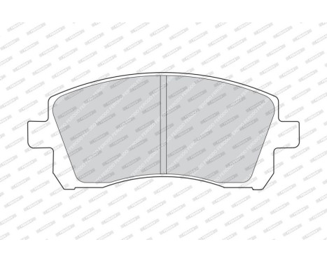 Brake Pad Set, disc brake PREMIER ECO FRICTION FDB1327 Ferodo, Image 4