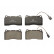 Brake Pad Set, disc brake PREMIER ECO FRICTION FDB1334 Ferodo