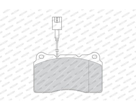 Brake Pad Set, disc brake PREMIER ECO FRICTION FDB1334 Ferodo, Image 3