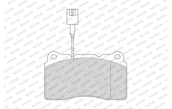 Brake Pad Set, disc brake PREMIER ECO FRICTION FDB1334 Ferodo, Image 3